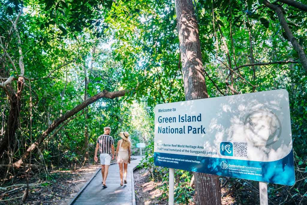 Couple Walking In National Park