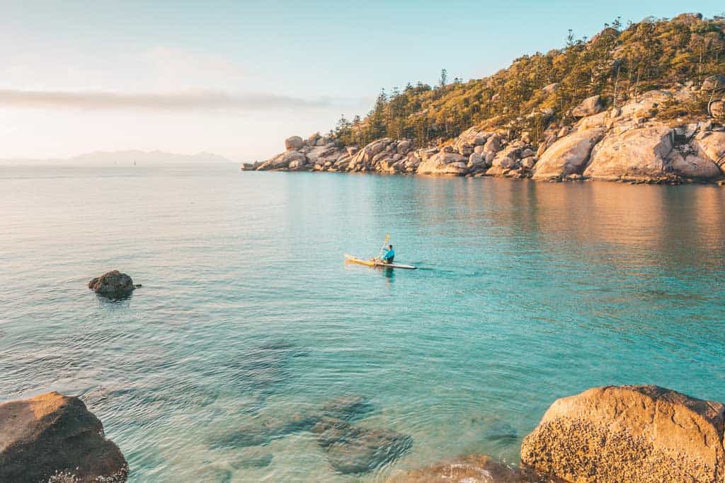 Person Kayaking In Alma Bay Magnetic Island Beaches
