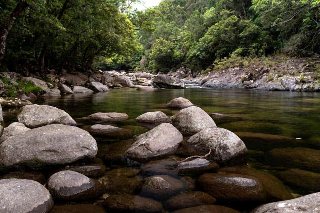 Boulders In Water