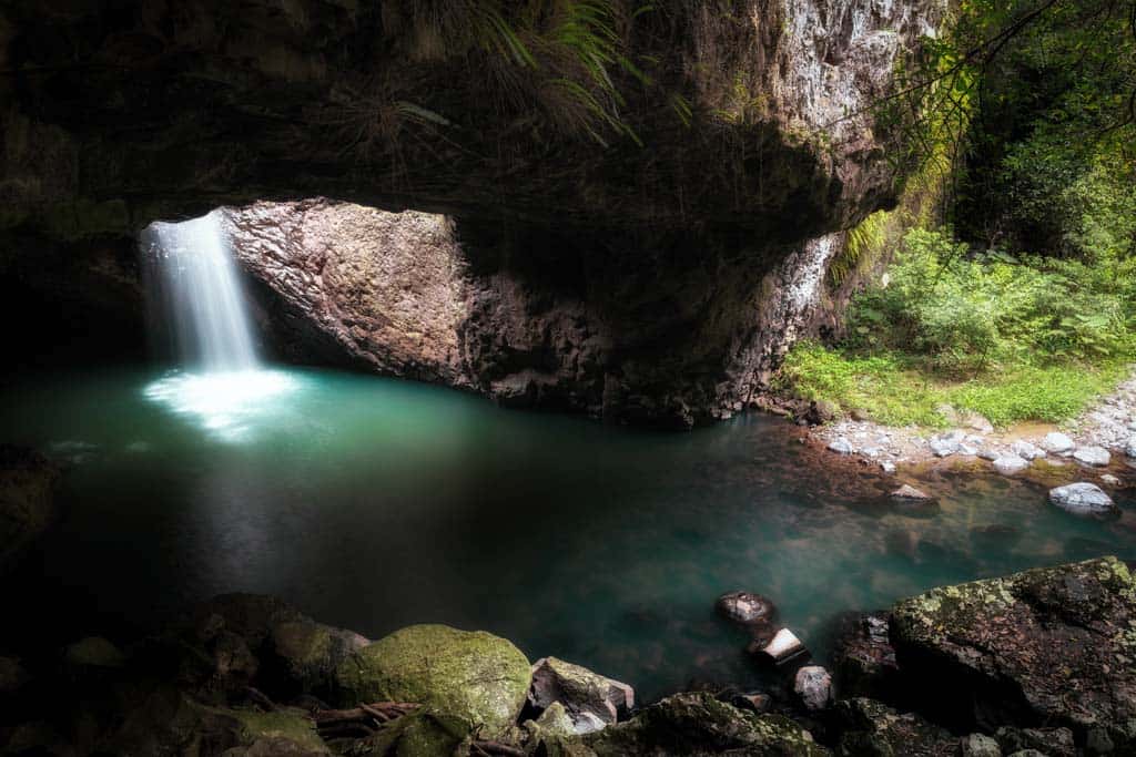 Natural Bridge Falls Springbrook National Park