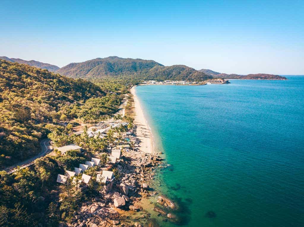 Nelly Bay Beach Aerial Photo