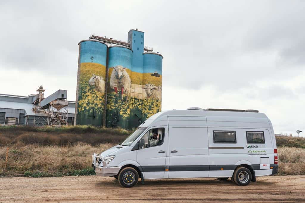 Silo Art On The Side Of The Road