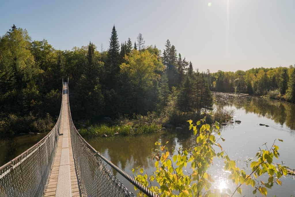 Pinawa Suspension Bridge