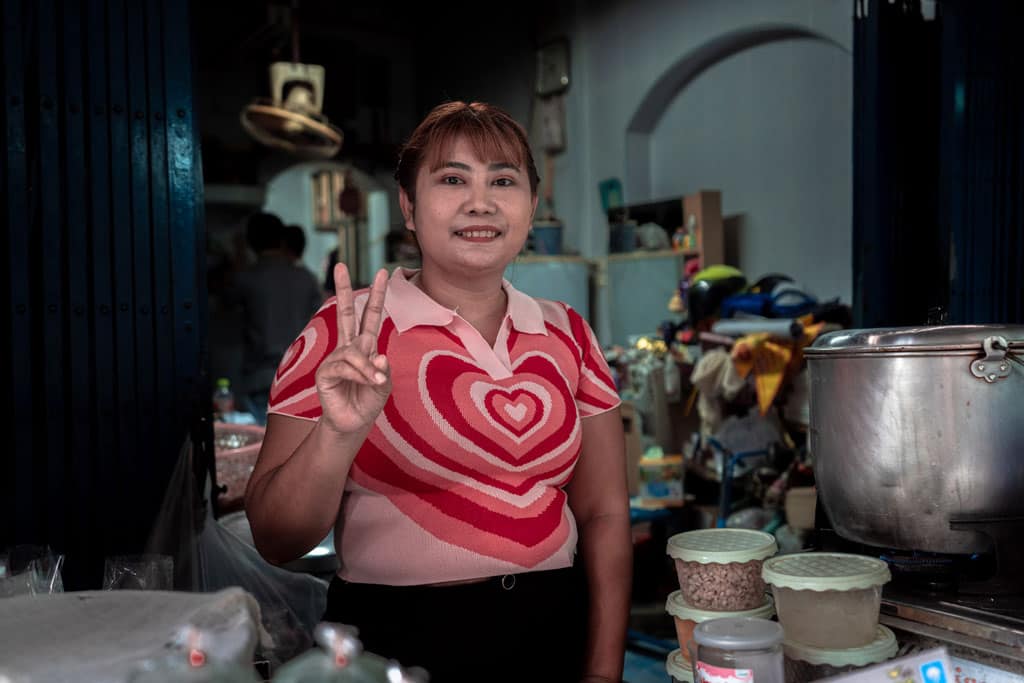 Locals In Yaowarat Bangkok