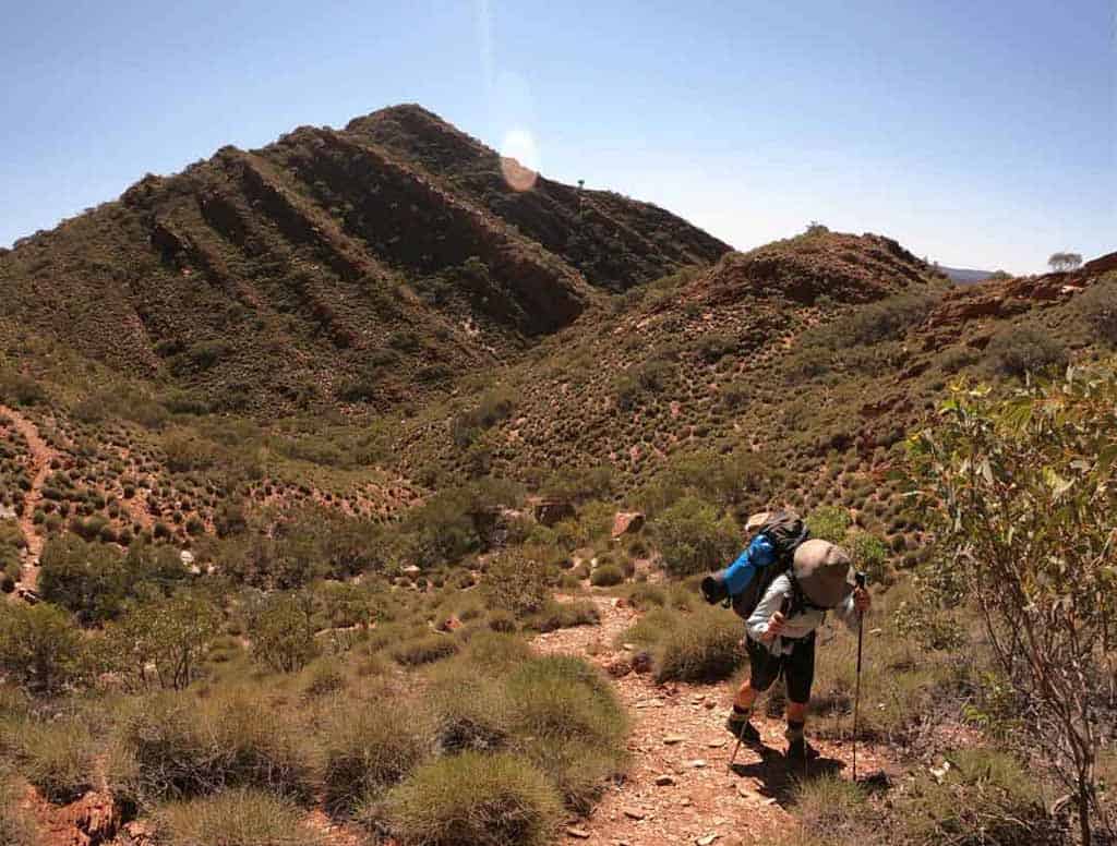 Person Hiking In The Sun