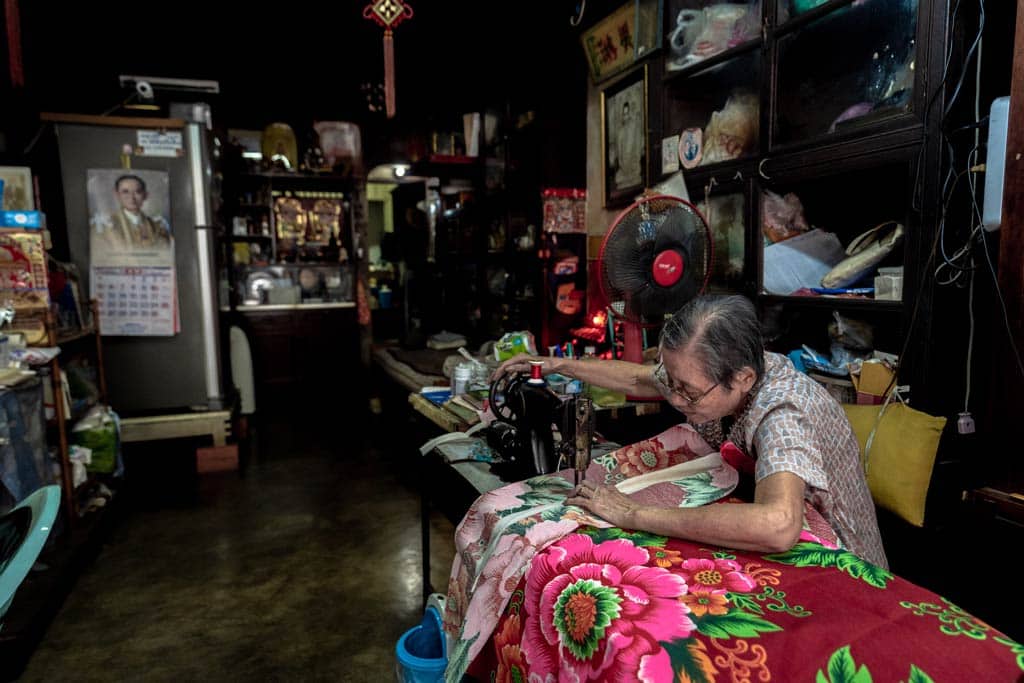 Sewing Fabric Bangkok's Chinatown