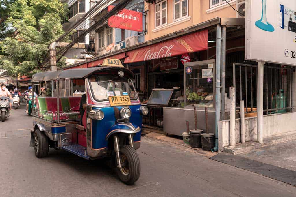 Tuk Tuk Yaowarat Chinatown Bangkok