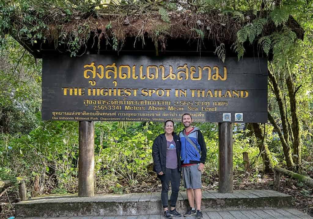 Highest Point In Thailand Photo