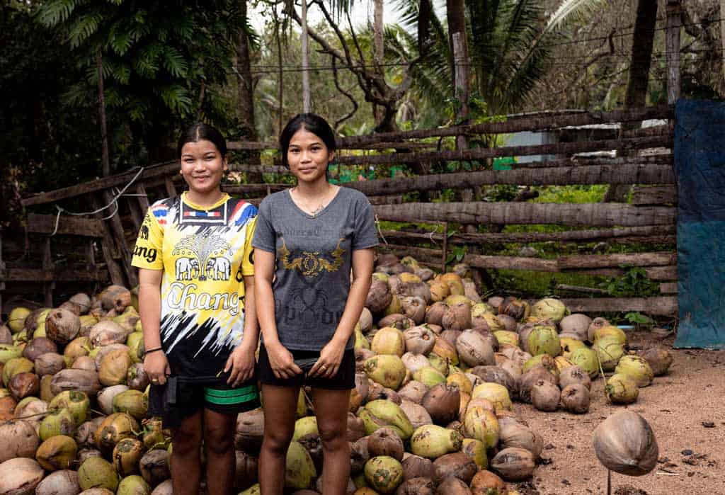Ladies With Coconut Business