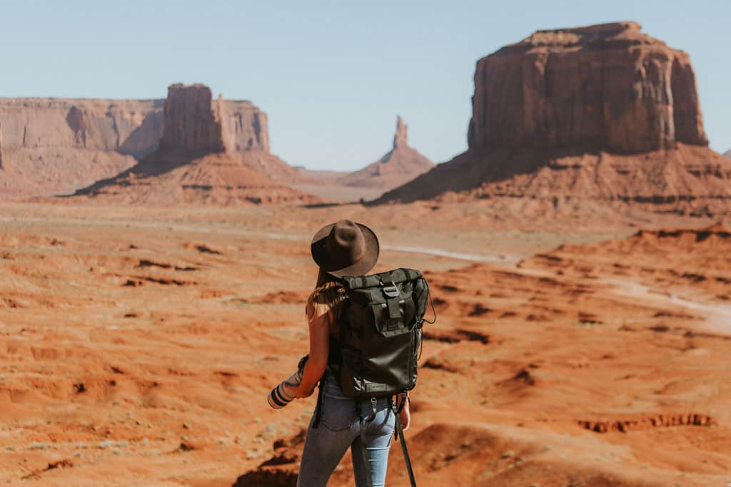 Lady With Backpack