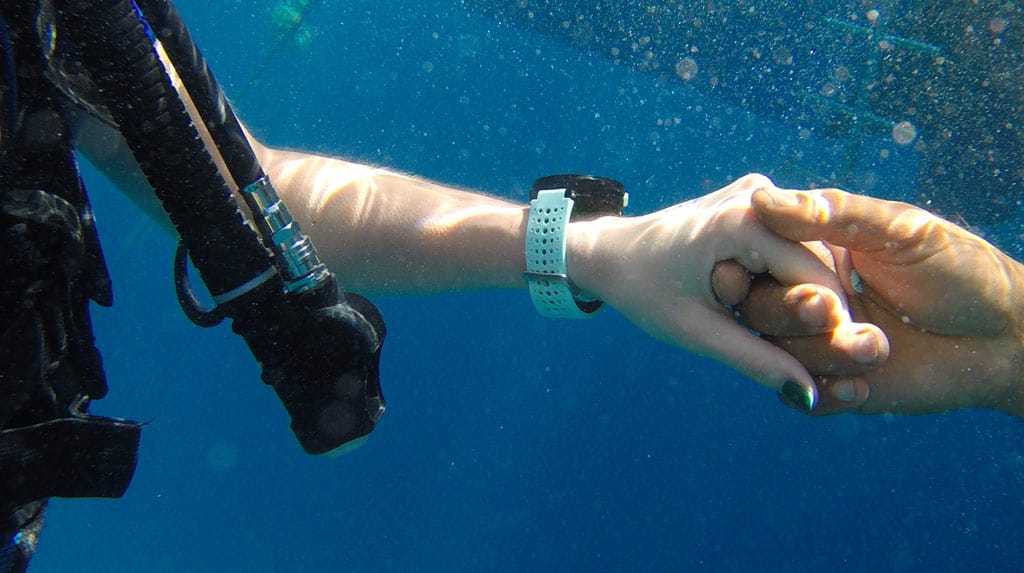 People In Water With Dive Watches On