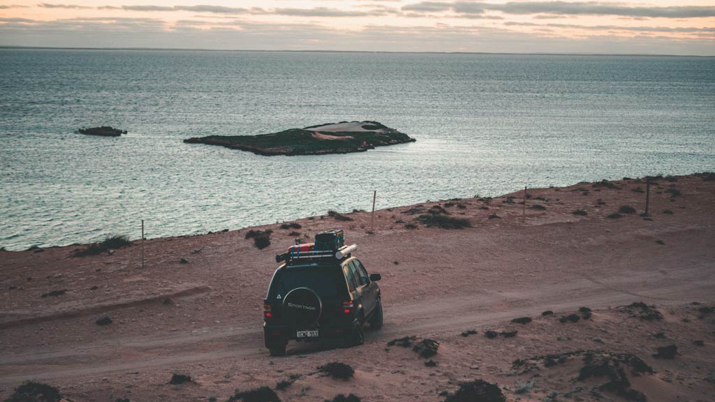 4X4 Car On Beach