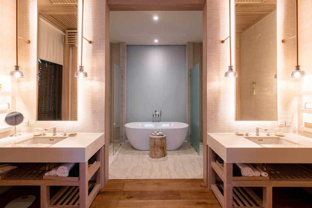 Bathroom Ocean Pool Villa Cape Fahn Hotel