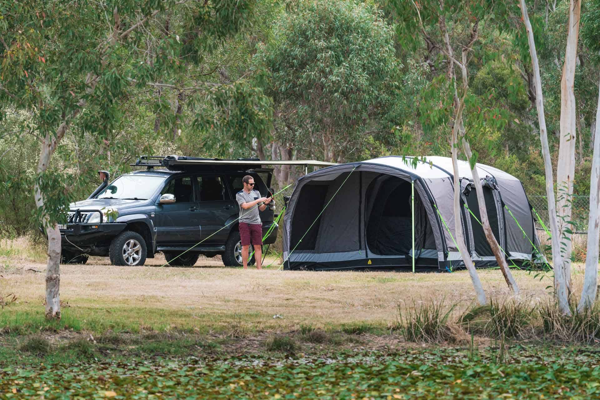 Yoleny Inflatable Tent  8-10 Person Glamping Tent, Easy to Set up 