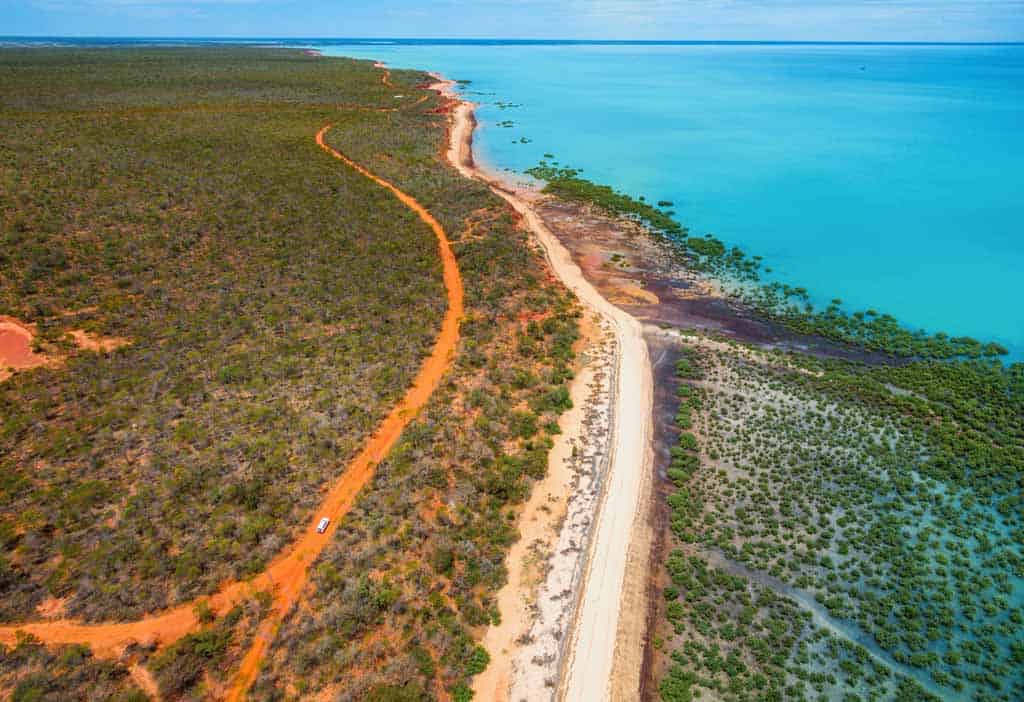 Coastal Road Near Shark Bay