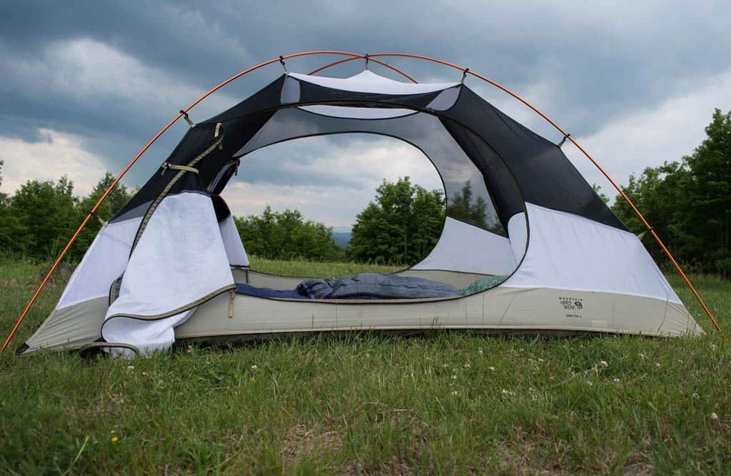 Open Backpacking Tent