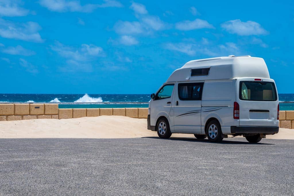 Campervan On The Ocean