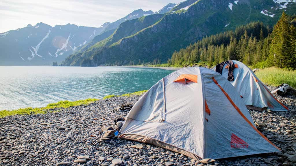 Tent And Lake