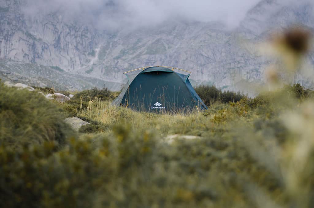 Tent In Mountains