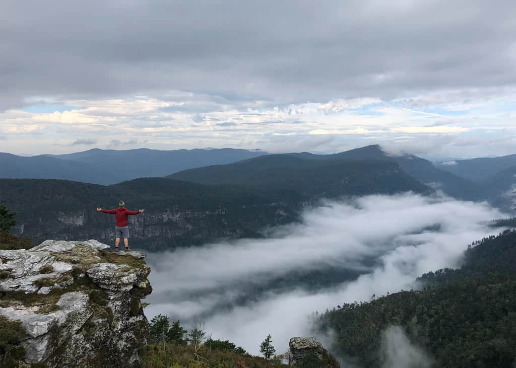 Chimneys Linville Gorge Hiking