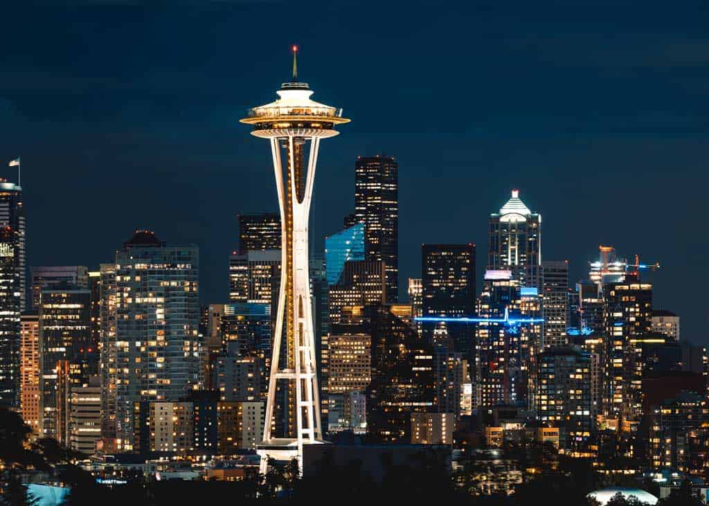 Visiting The Seattle Space Needle At Night Is One Of The Best Things To Do In Seattle