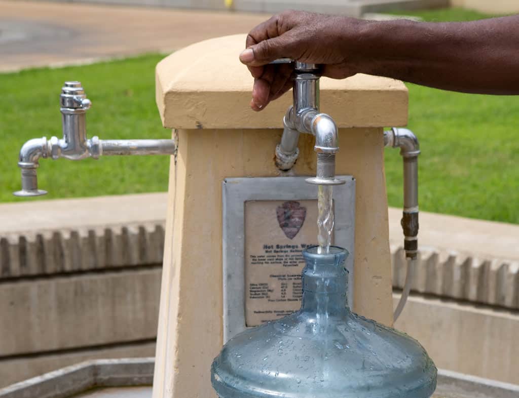 Hot Springs Water Jug