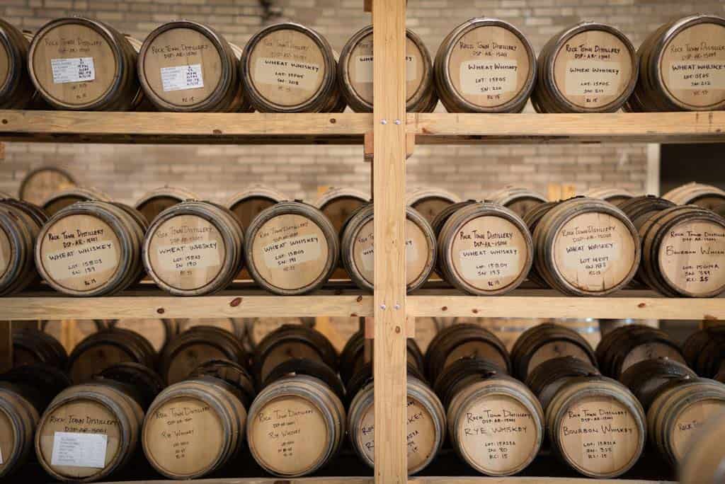 Barrels At The Distillery