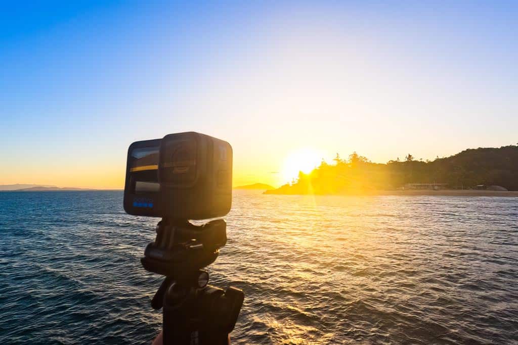 Gopro Hero 11 Review Black Camera Sunset