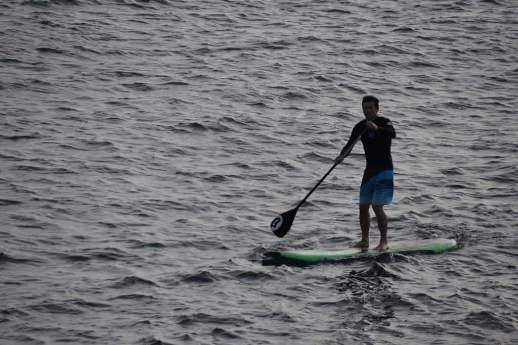 Man On Sup Board