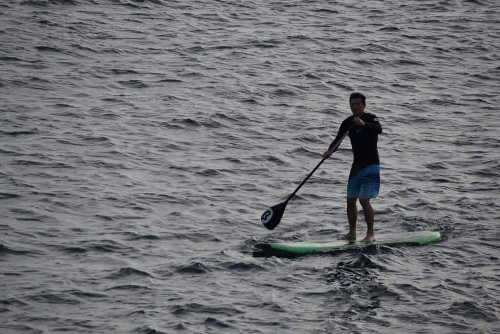 Man On Sup Board