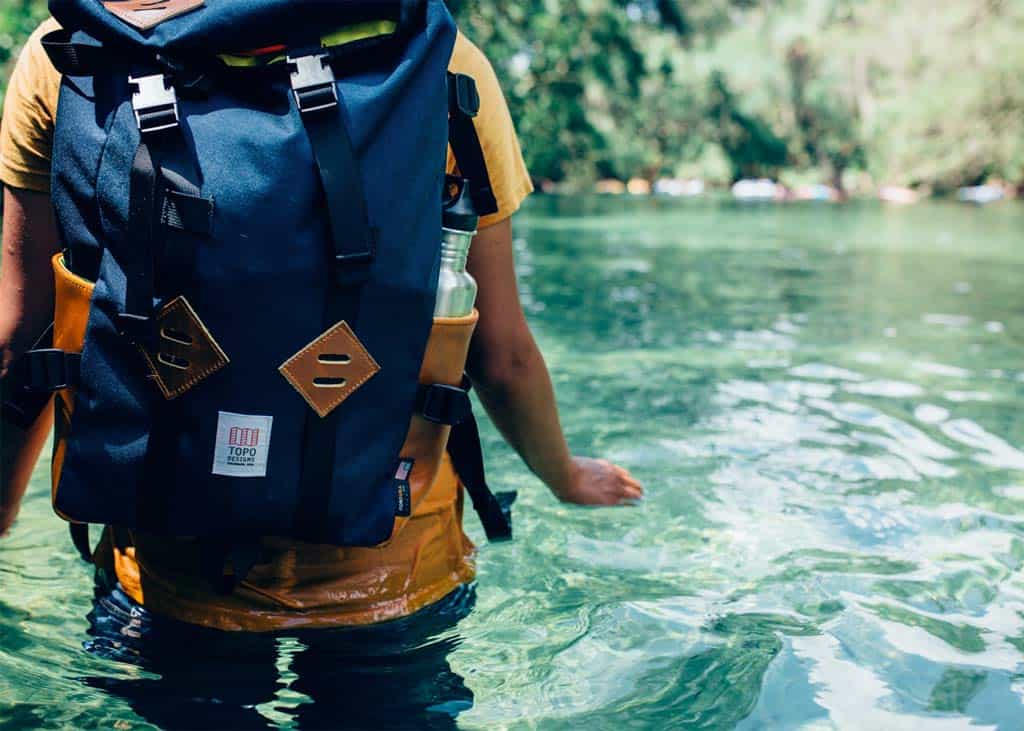 Water Bottle In Backpack