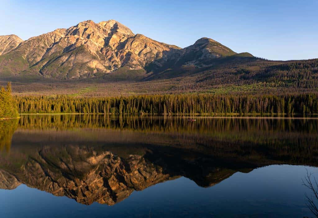 Pyramid Lake Sunrise Jasper