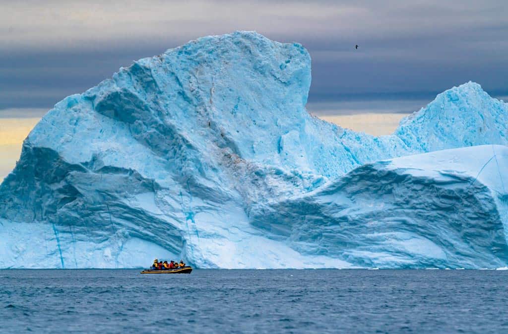 Small Zodiac Big Iceberg