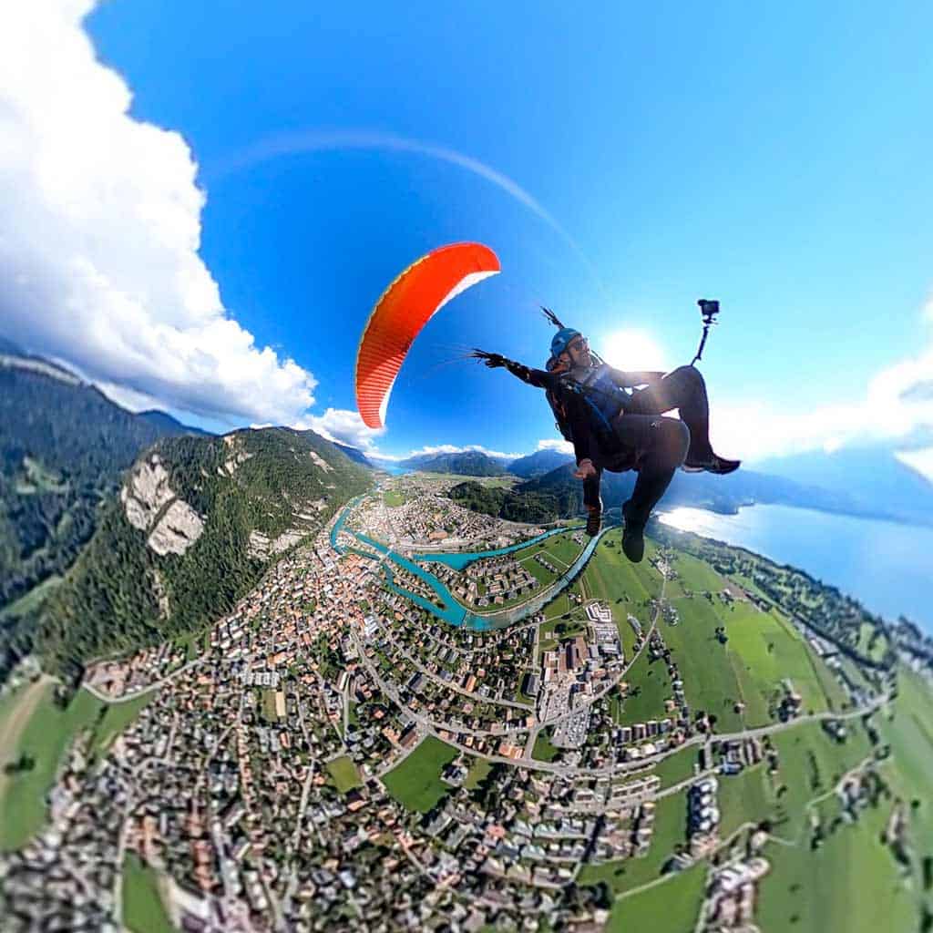 Jarryd Paragliding.