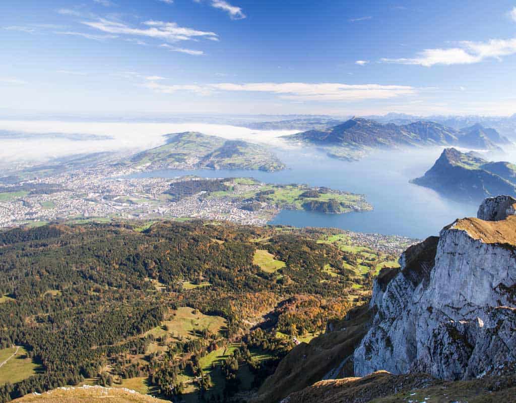 View From Mt. Pilatus, Switzerland
