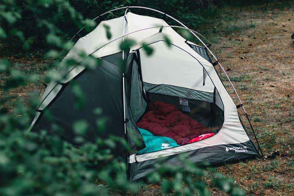 Sleeping Bags In Tent