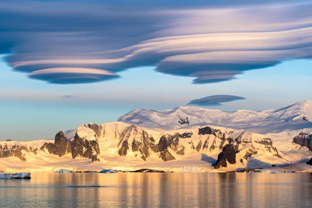 Mountains And Sunset Colours