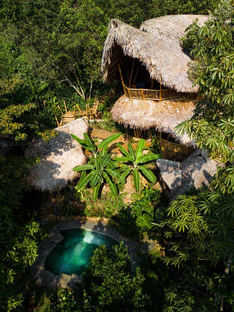 Indigo Coral House Bamboo Structures