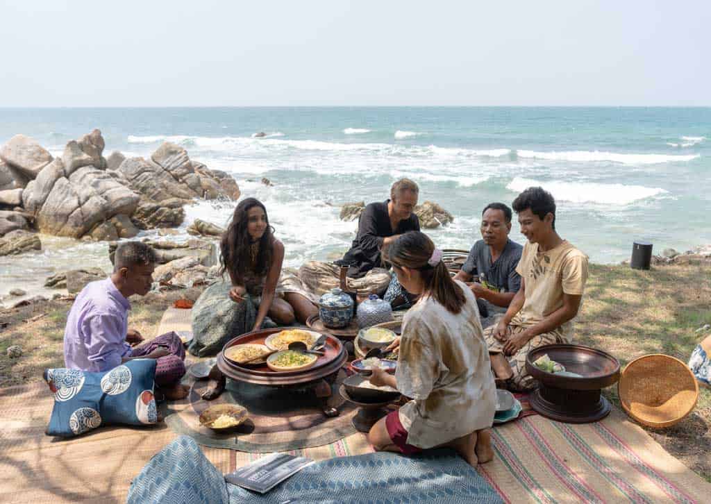 Having Lunch At Indigo Coral House Koh Phangan