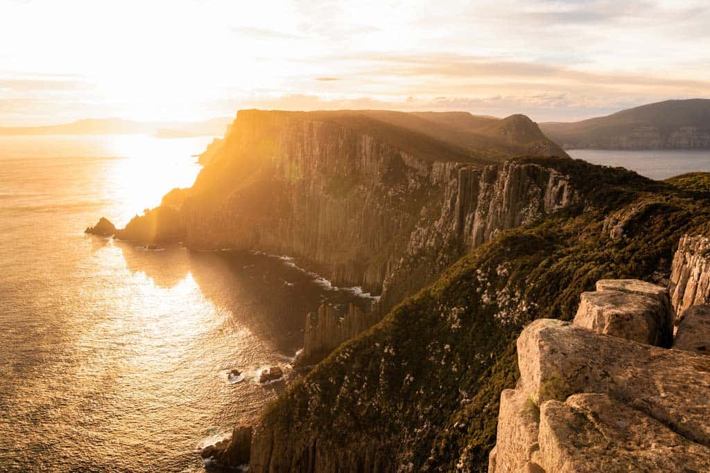 Cape Pillar Sunset