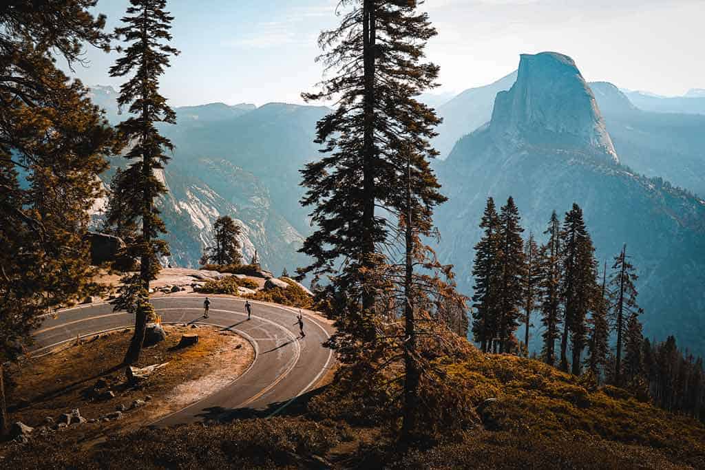 Driving Through Yosemite