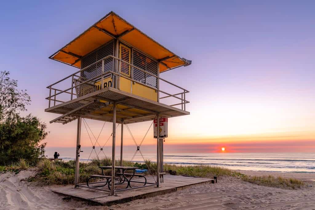 Lifesavers Hut Sunrise Gold Coast