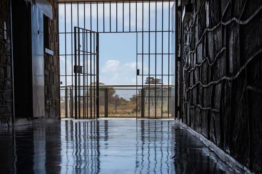 Prison Bars From Inside