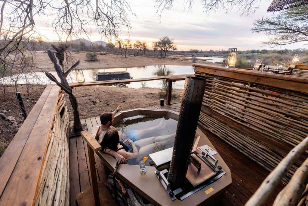 Hot Tub On Sleep Out