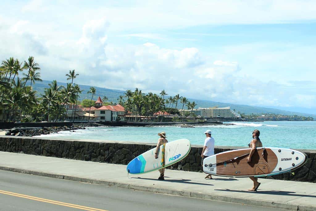 Paddleboarding Kona