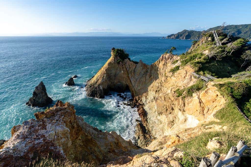 Koganezaki Cliffs Sunset Izu Peninsula Shizuoka