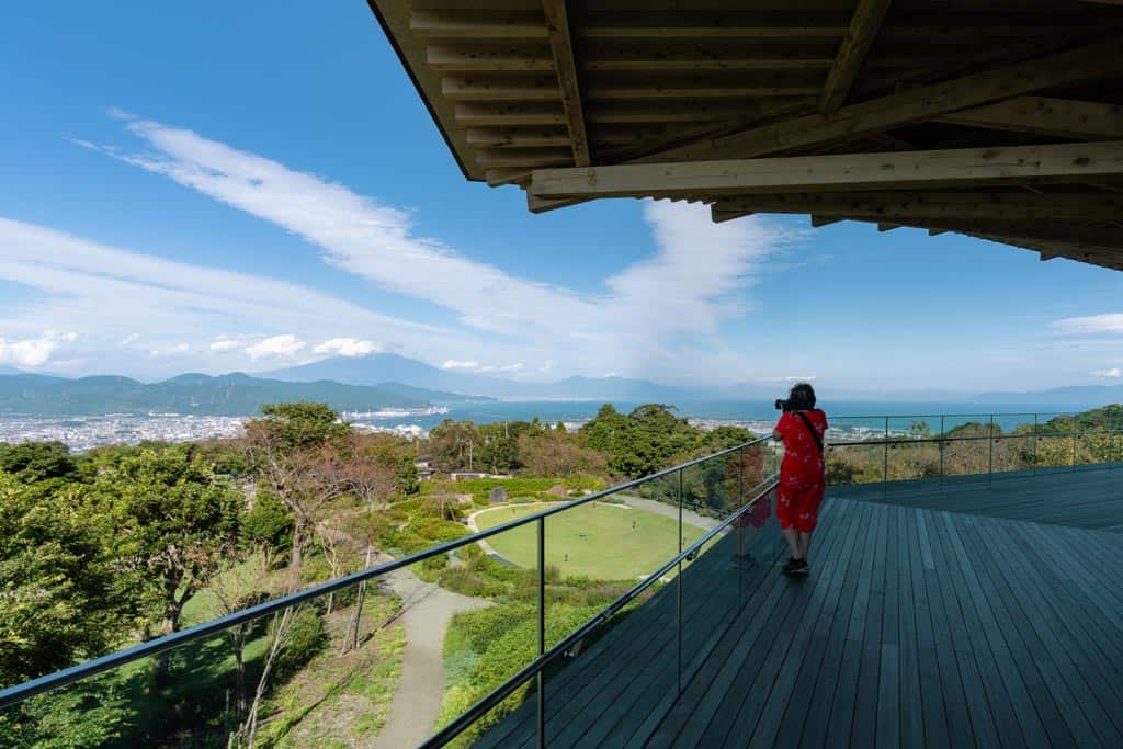 Nihondaira Yume Terrace Alesha Taking Photos Mount Fuji