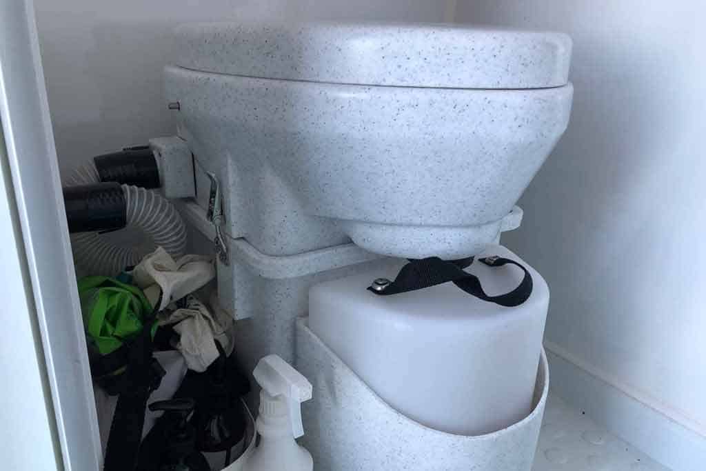 Natures Head Composting Toilet In A Campervan