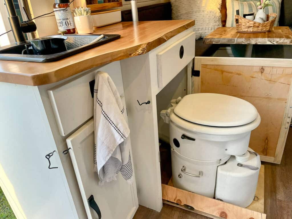 Campervan Pullout Toilet