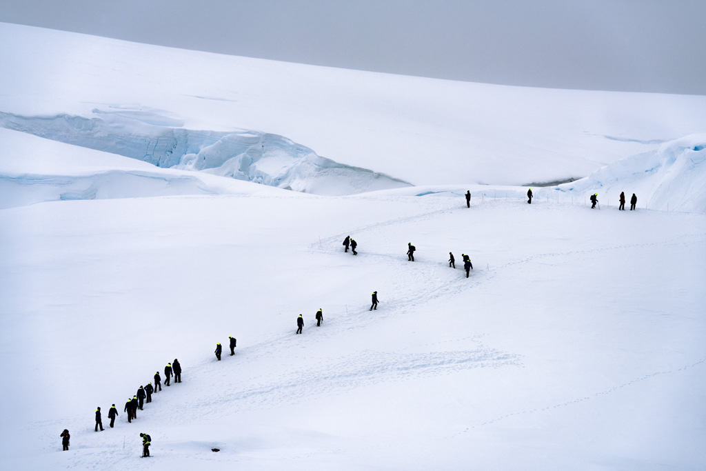 Hiking In Antarctica